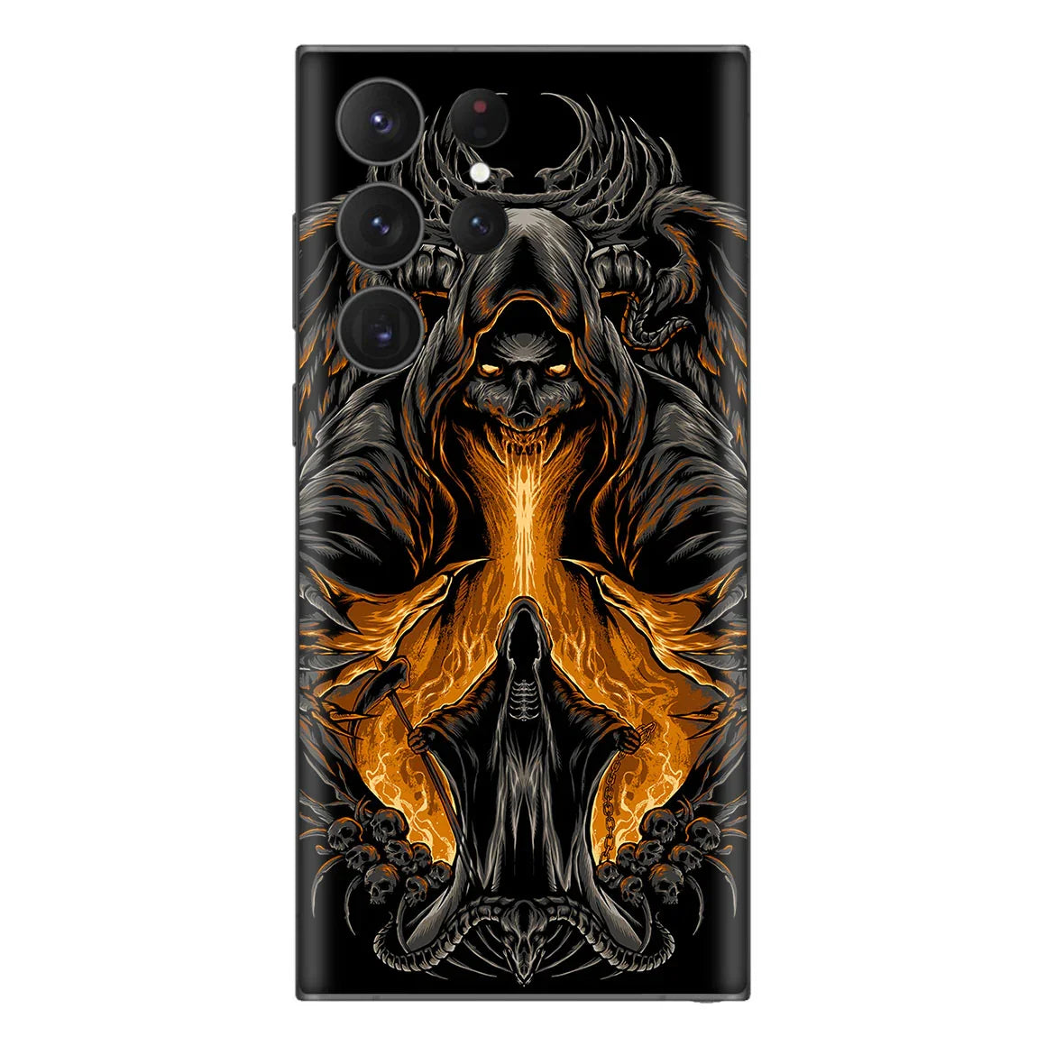 Galaxy S23 Ultra Artist Series Witch Skull Skin