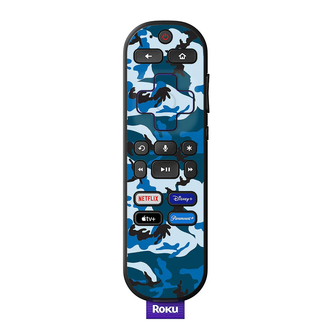 Roku Voice Remote Camo Series Blue Skin