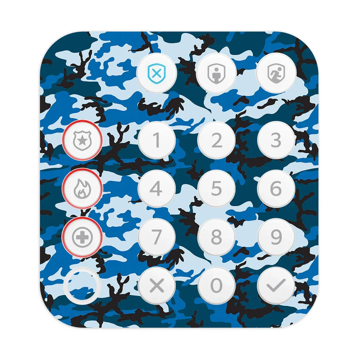 Ring Alarm Keypad (2nd Gen) Camo Series Blue Skin