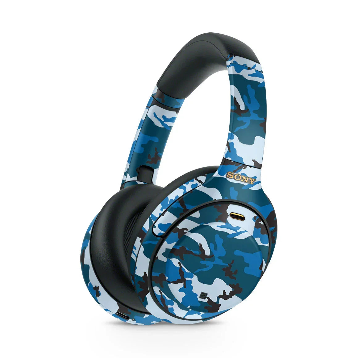 Sony WH-1000XM4 Camo Series Blue Skin