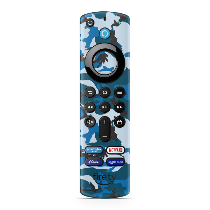 Amazon Fire TV Stick 4K Max Camo Series Blue Skin