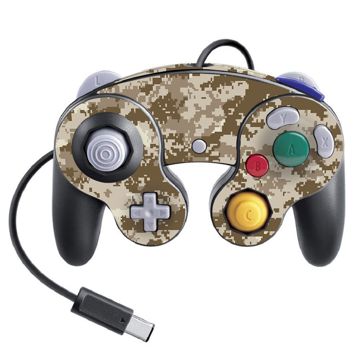 Nintendo Game Cube Controller Super Smash Bros Camo Series Desert Skin