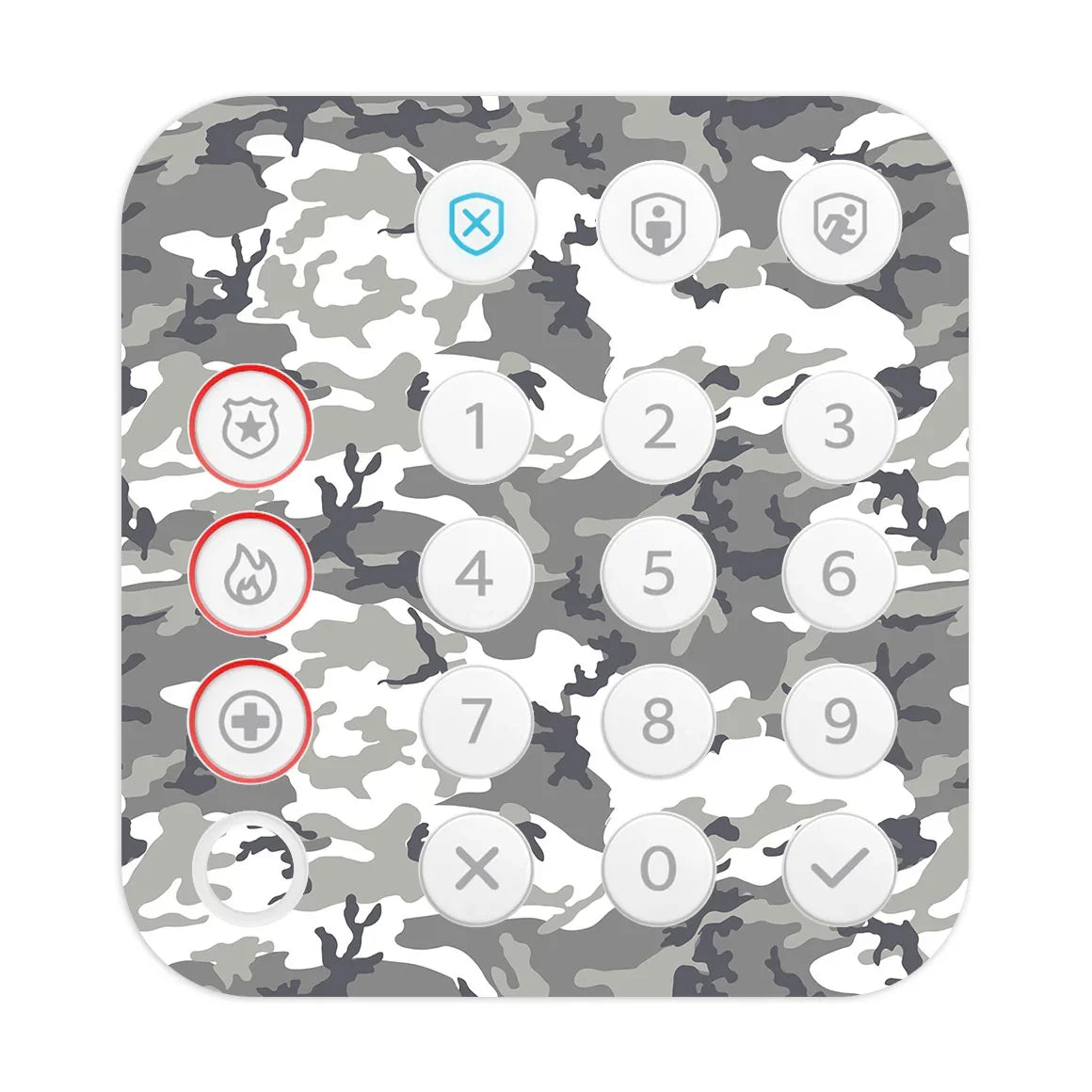 Ring Alarm Keypad (2nd Gen) Camo Series Ghost Skin
