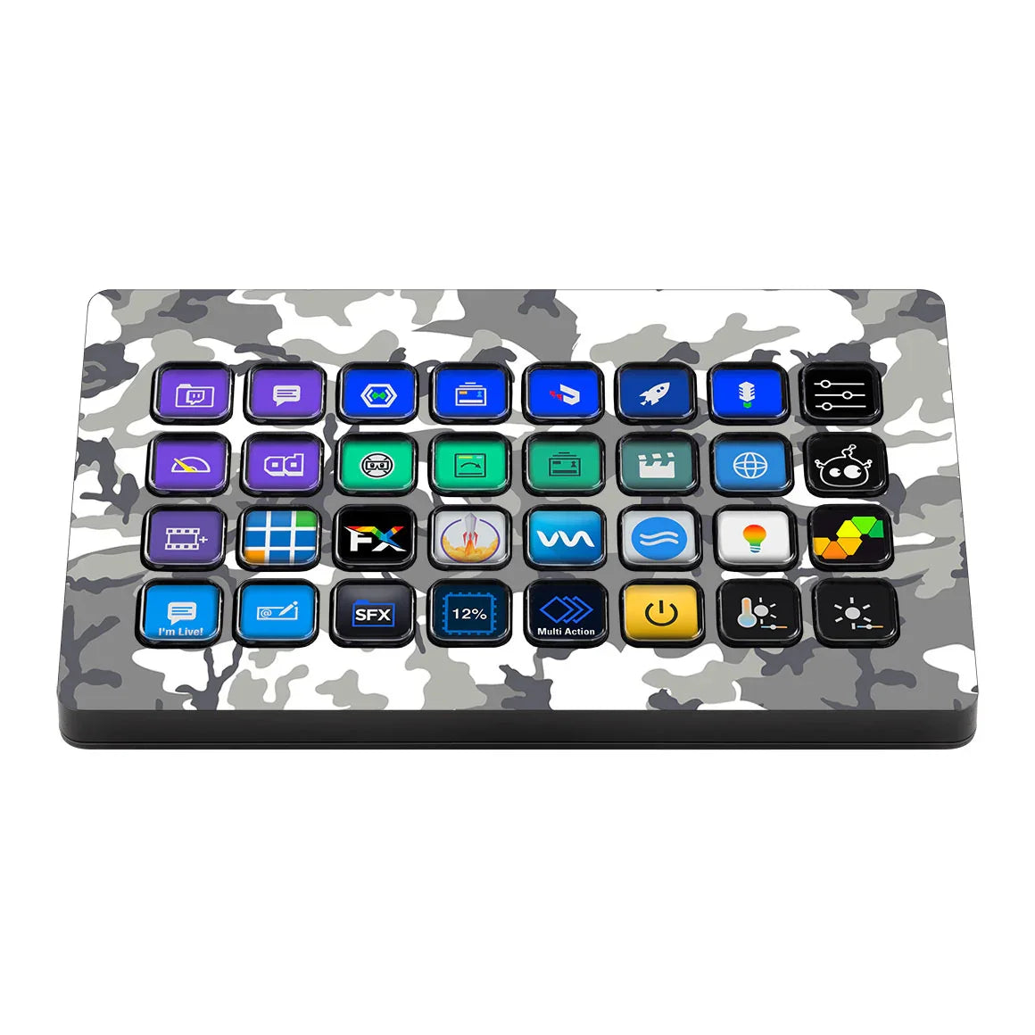 Elgato Stream Deck XL Camo Series Ghost Skin