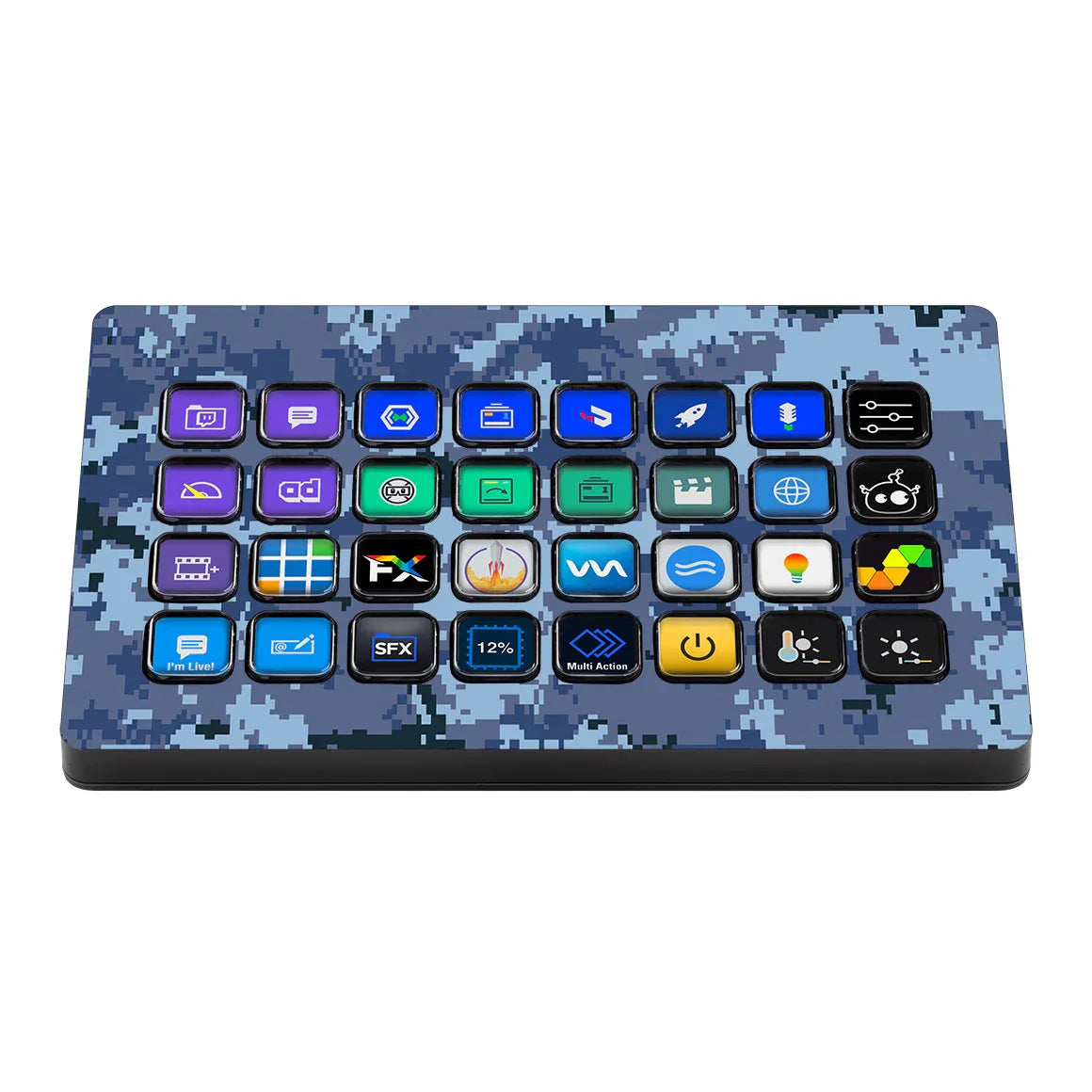 Elgato Stream Deck XL Camo Series Ocean Skin