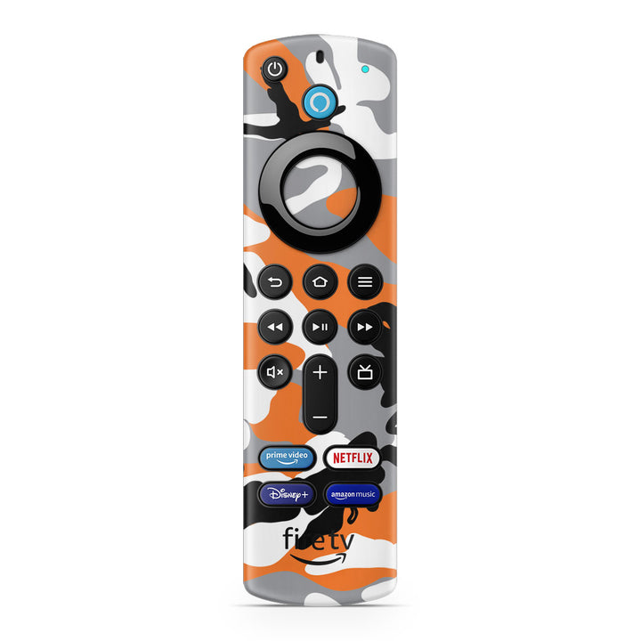 Amazon Fire TV Stick 4K Max Camo Series Orange Skin
