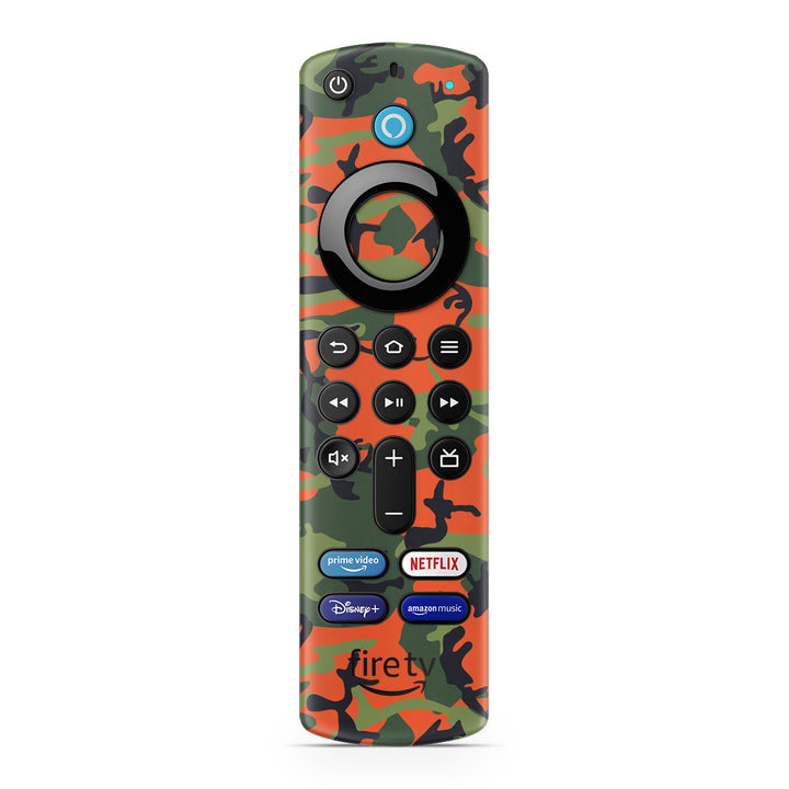 Amazon Fire TV Stick 4K Max Camo Series Red Green Skin