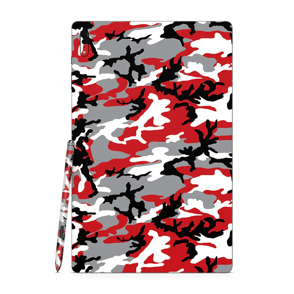 Galaxy Tab S8 Ultra Camo Series Red Skin