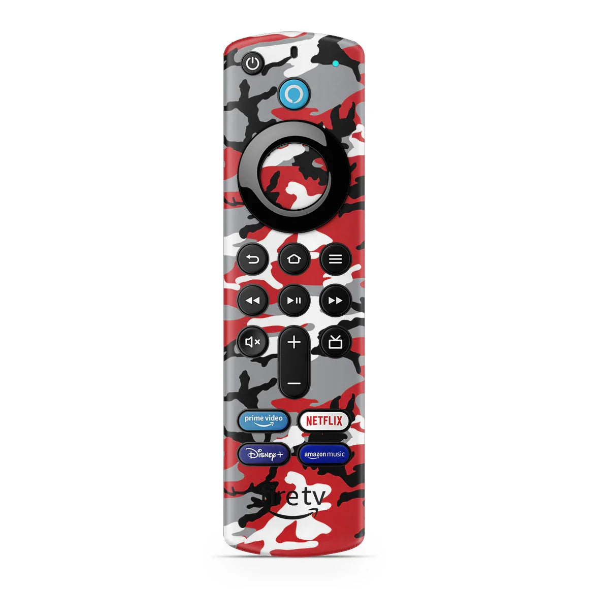 Amazon Fire TV Stick 4K Max Camo Series Red Skin