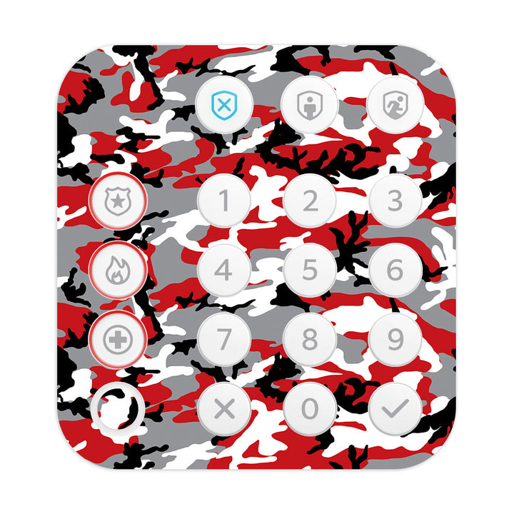 Ring Alarm Keypad (2nd Gen) Camo Series Red Skin