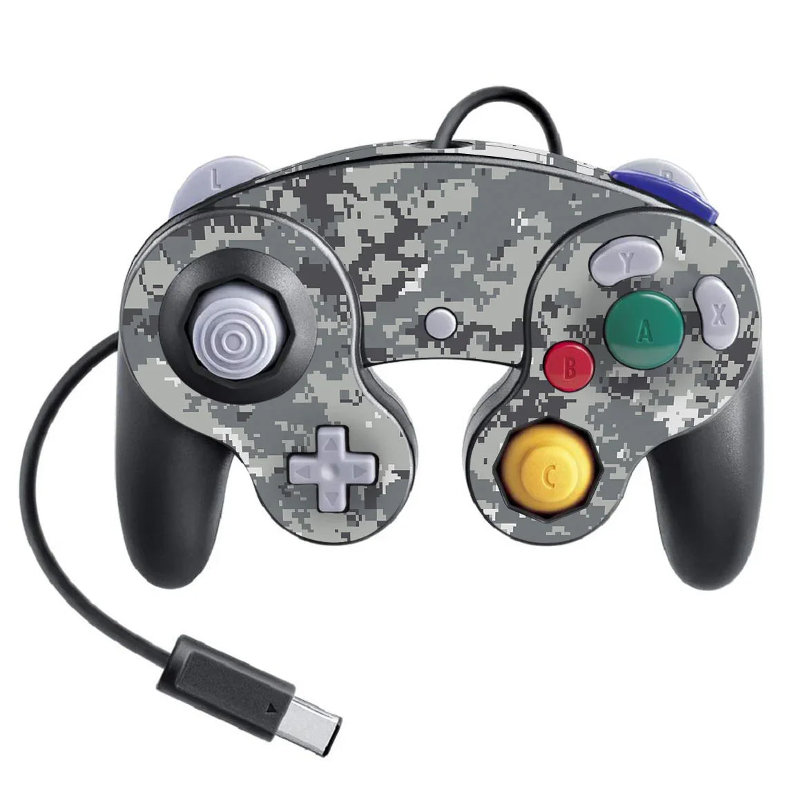 Nintendo Game Cube Controller Super Smash Bros Camo Series Urban Skin