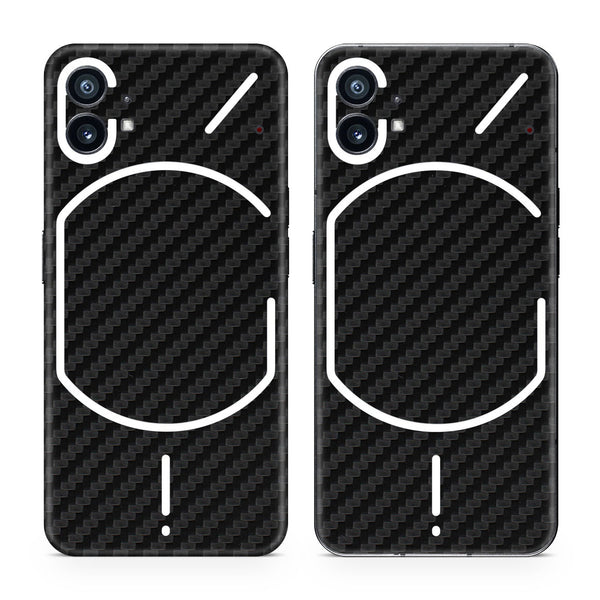 Nothing Phone 1 Carbon Series Black Skin
