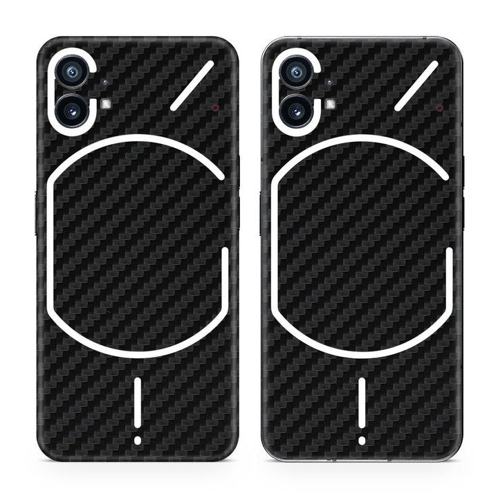 Nothing Phone 1 Carbon Series Black Skin