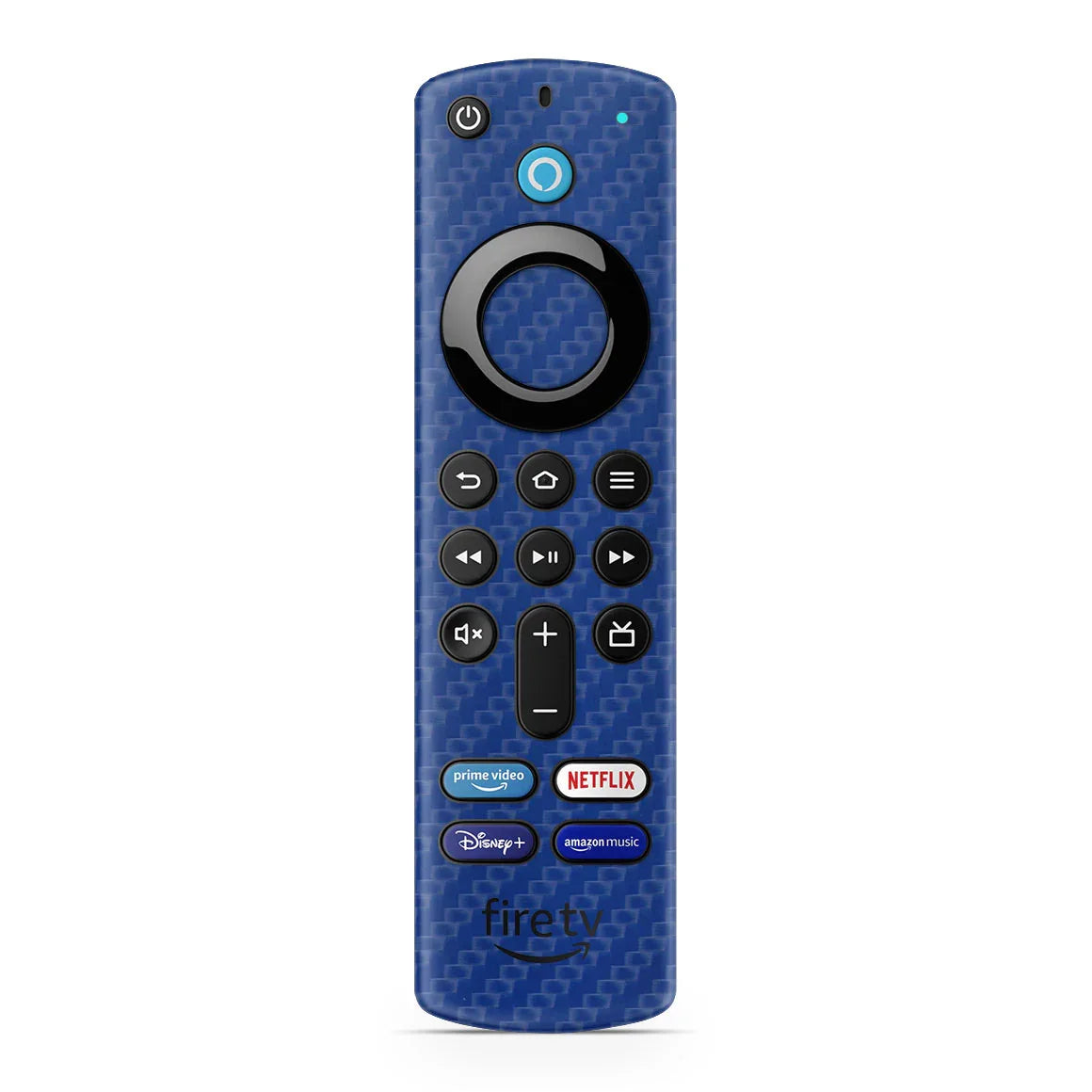 Amazon Fire TV Stick 4K Max Carbon Series Blue Skin