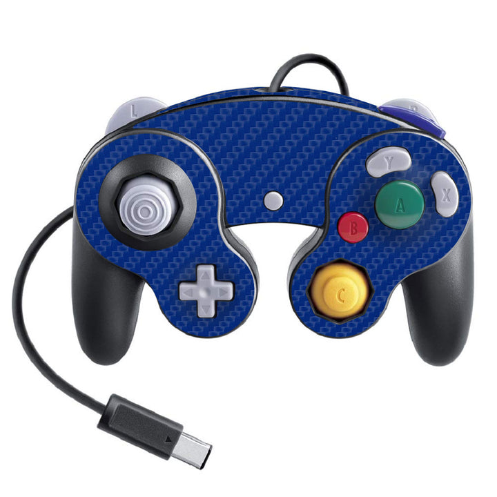 Nintendo Game Cube Controller Super Smash Bros Carbon Series Blue Skin