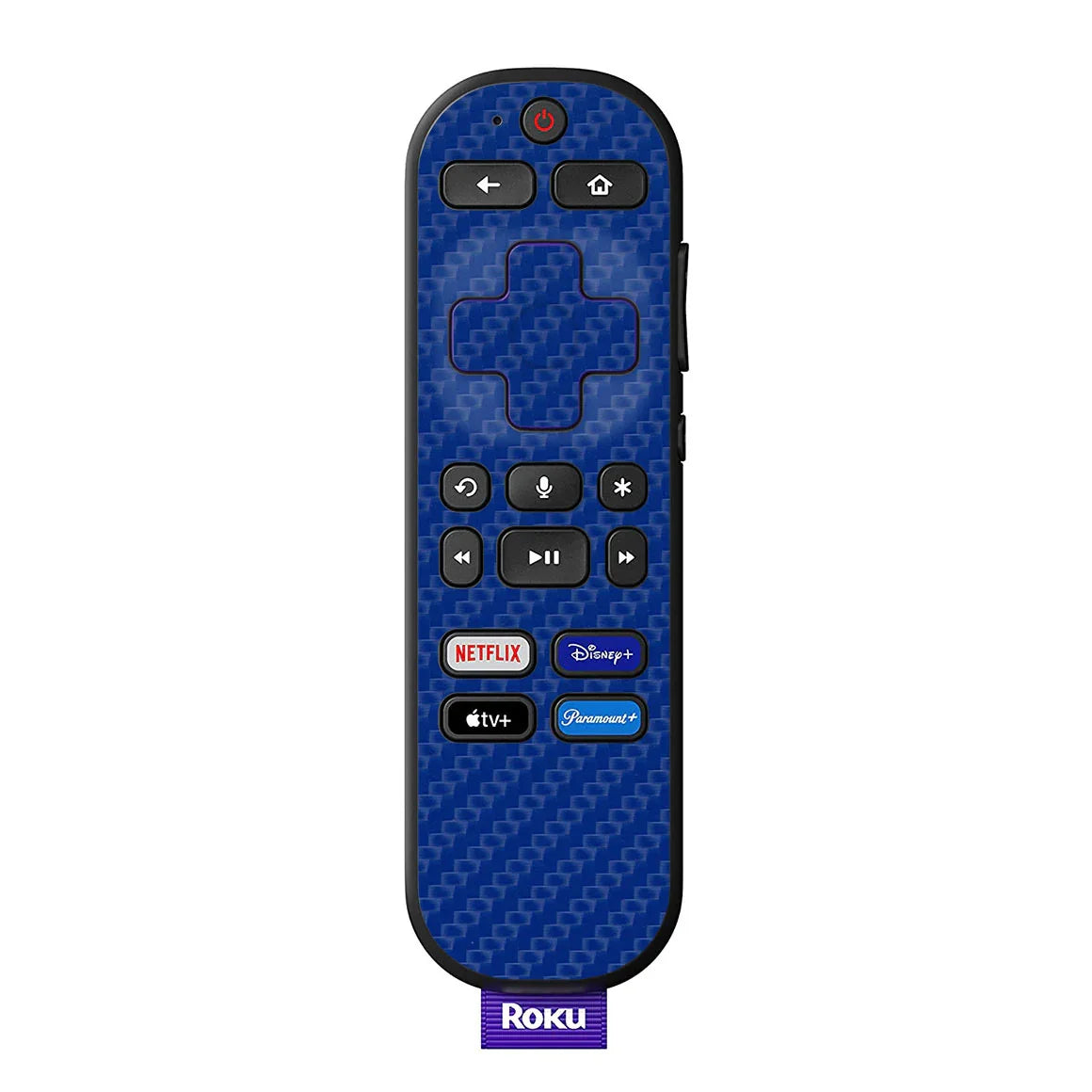 Roku Voice Remote Carbon Series Blue Skin