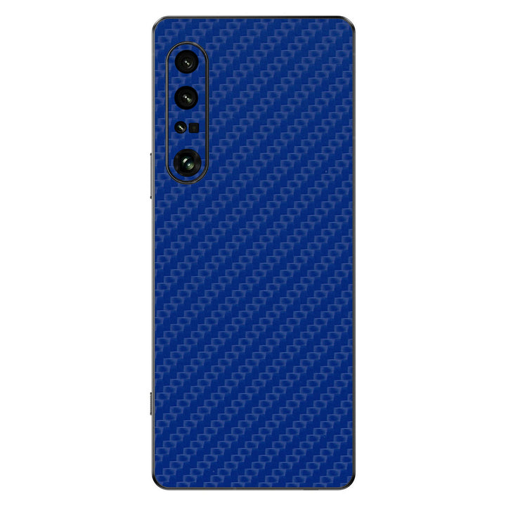 Sony Xperia 1 IV Carbon Series Blue Skin
