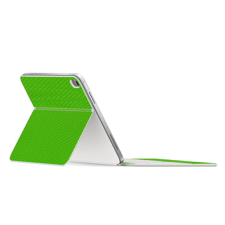 Magic Keyboard Folio for iPad (Gen 10) Carbon Series Green Skin