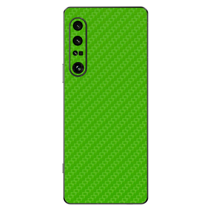 Sony Xperia 1 IV Carbon Series Green Skin