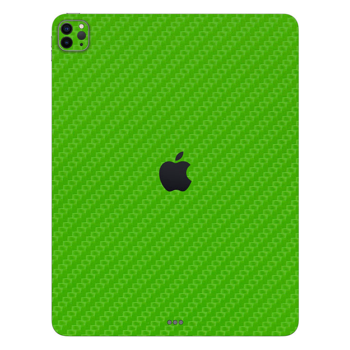 iPad Pro 12.9 Gen 6 Carbon Series Green Skin