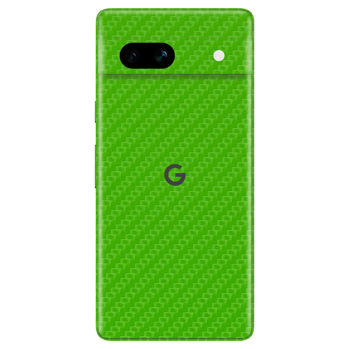 Google Pixel 7a Carbon Series Green Skin
