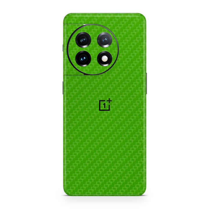 OnePlus 11 5G Carbon Series Green Skin