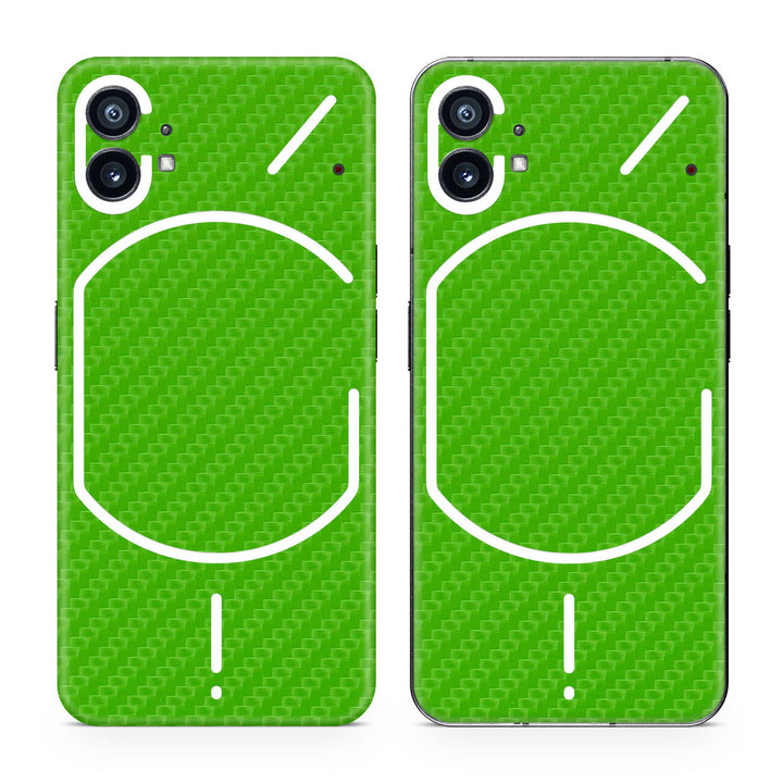 Nothing Phone 1 Carbon Series Green Skin