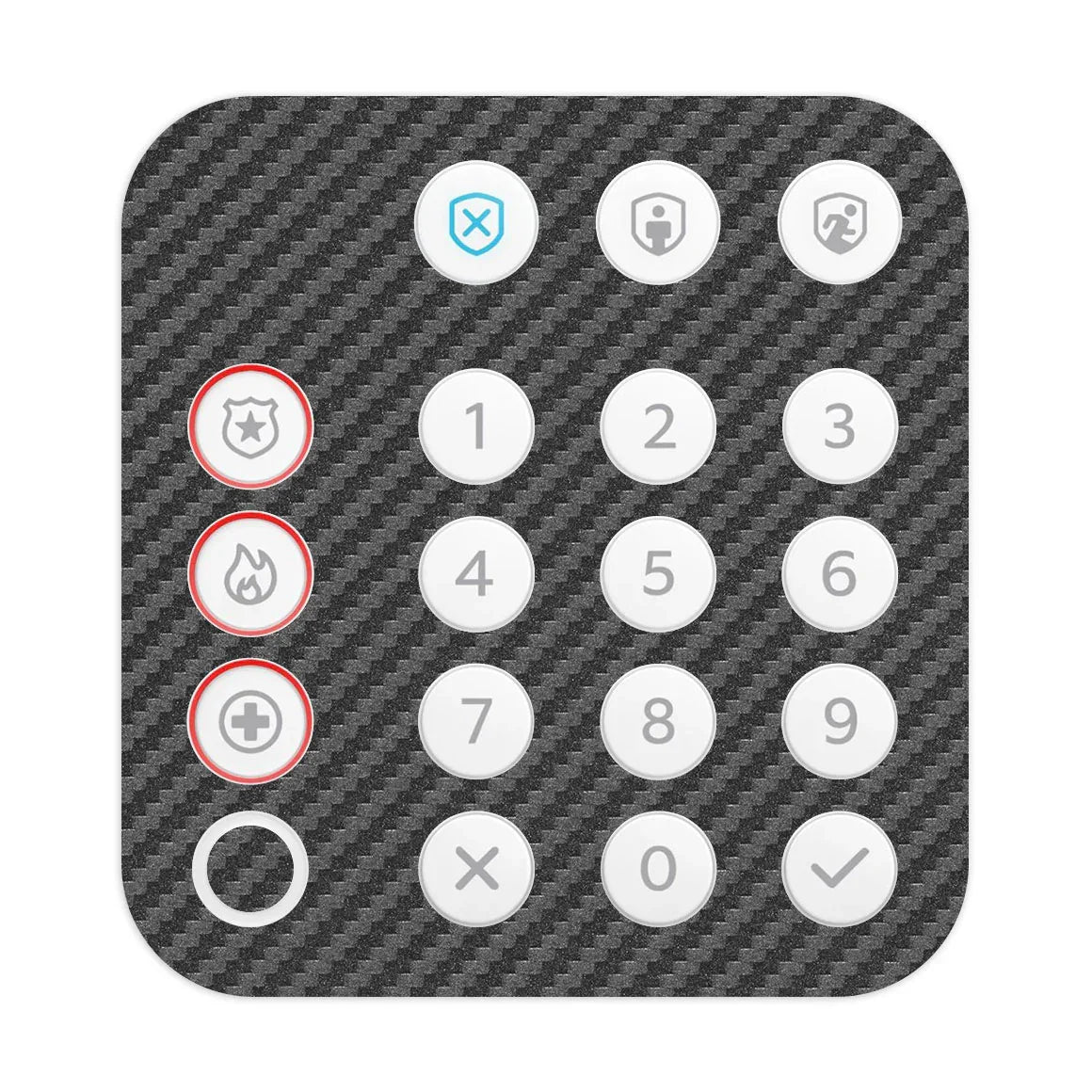 Ring Alarm Keypad (2nd Gen) Carbon Series Gun Skin