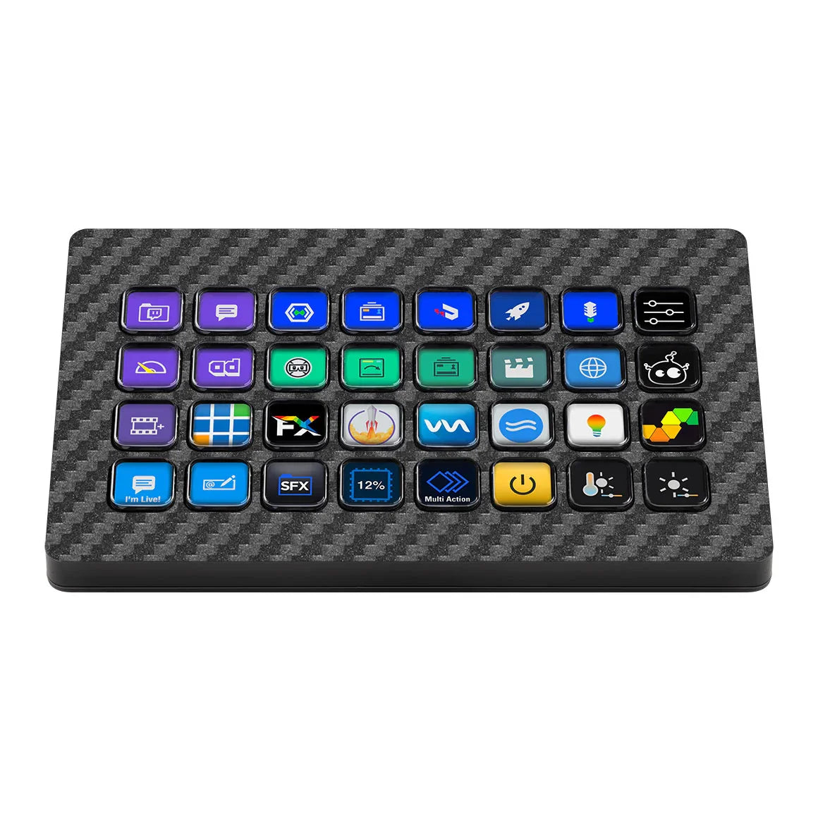 Elgato Stream Deck XL Carbon Series Gun Skin