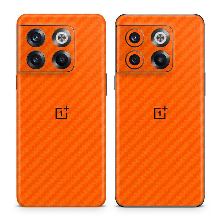 OnePlus 10T Carbon Series Orange Skin