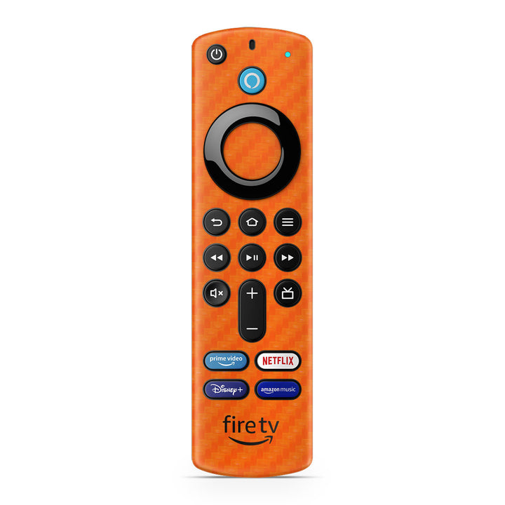 Amazon Fire TV Stick 4K Max Carbon Series Orange Skin