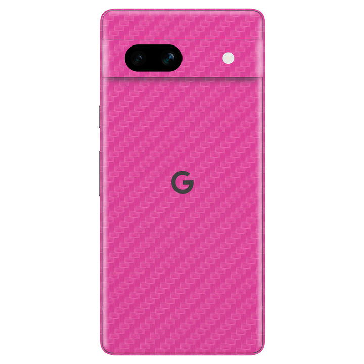 Google Pixel 7a Carbon Series Pink Skin