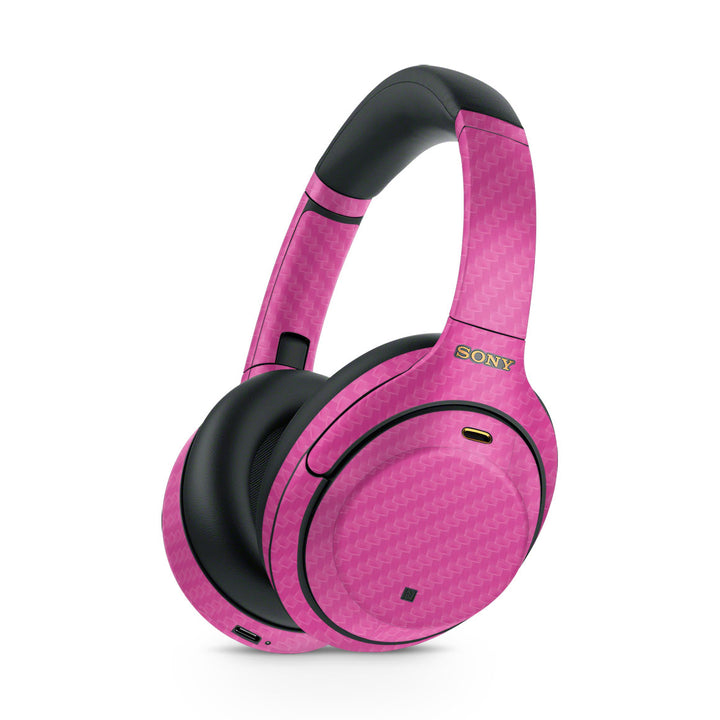 Sony WH-1000XM4 Carbon Series Pink Skin