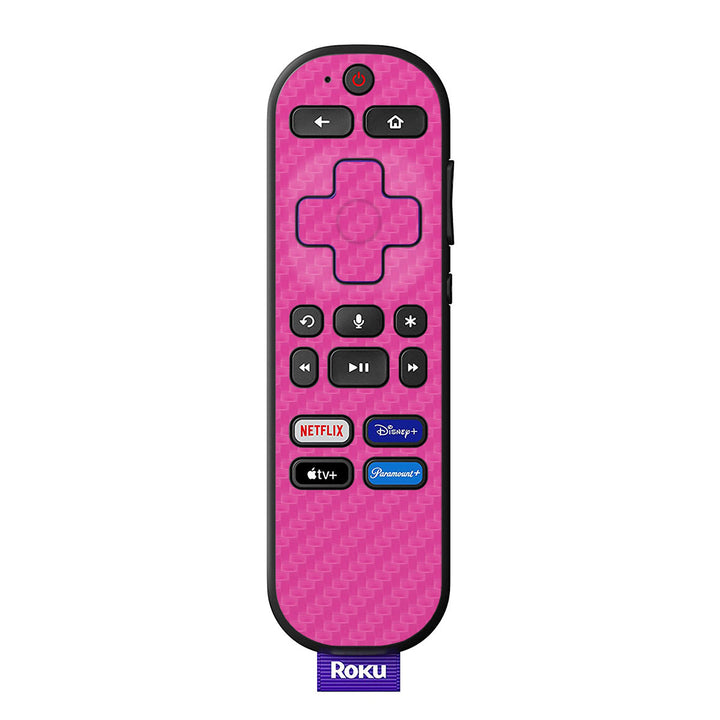 Roku Voice Remote Carbon Series Pink Skin