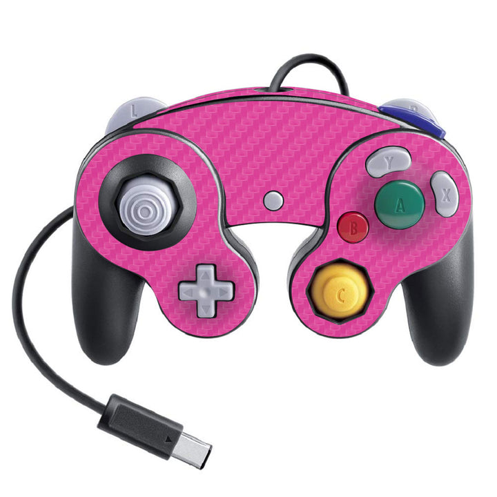 Nintendo Game Cube Controller Super Smash Bros Carbon Series Pink Skin