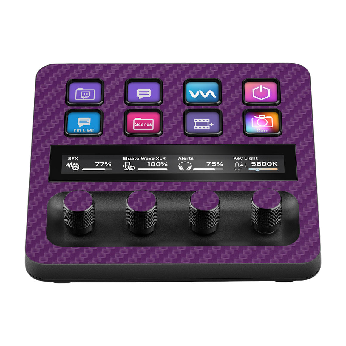 Elgato Stream Deck + Carbon Series Skins/Wraps & Covers Elgato Stream Deck + Carbon Series Skins/Wraps & Covers