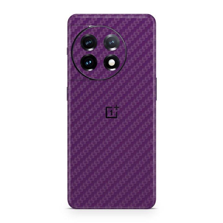 OnePlus 11 5G Carbon Series Purple Skin
