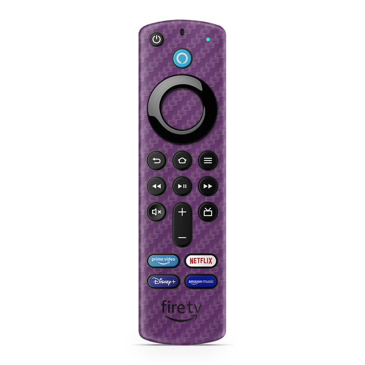 Amazon Fire TV Stick 4K Max Carbon Series Purple Skin