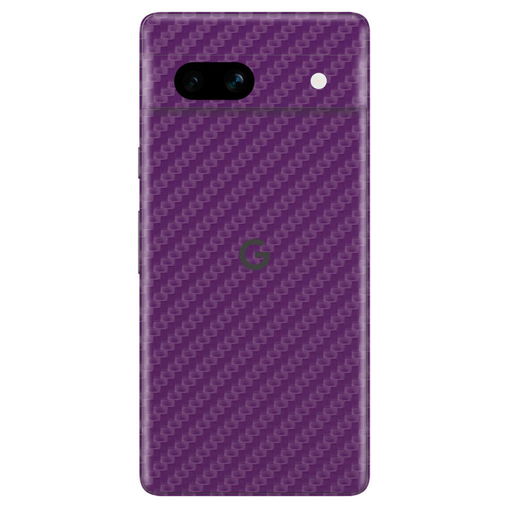 Google Pixel 7a Carbon Series Purple Skin