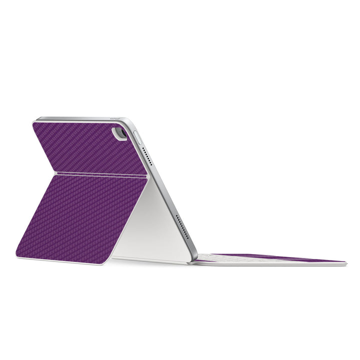 Magic Keyboard Folio for iPad (Gen 10) Carbon Series Purple Skin