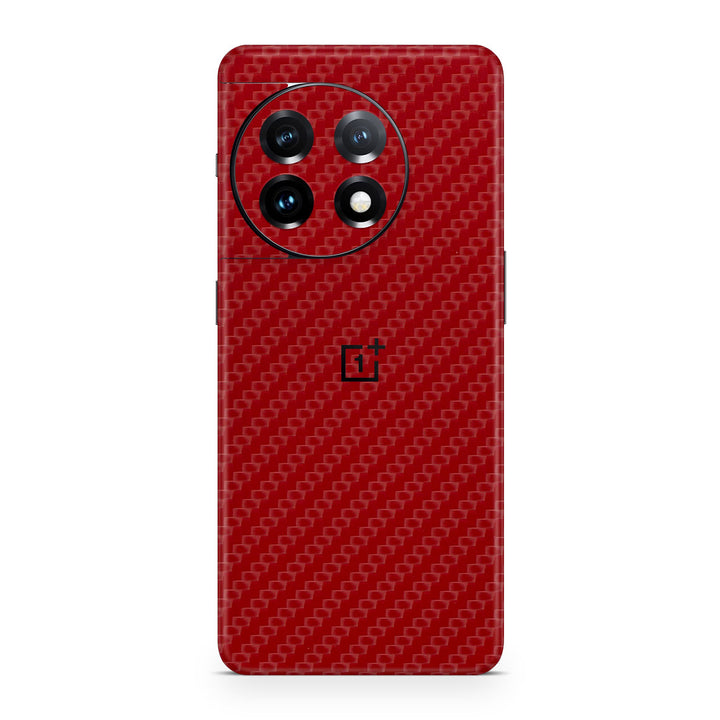 OnePlus 11 5G Carbon Series Red Skin