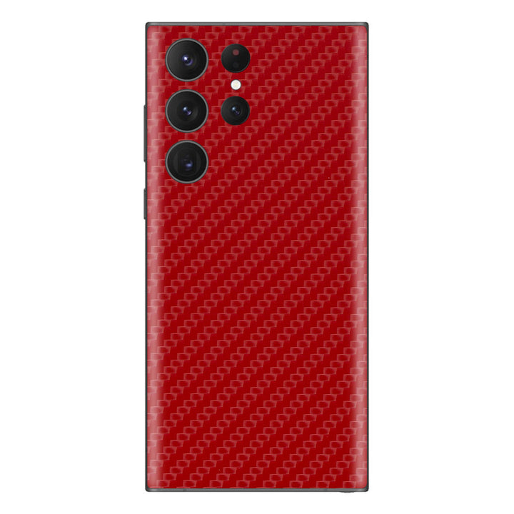 Galaxy S23 Ultra Carbon Series Red Skin