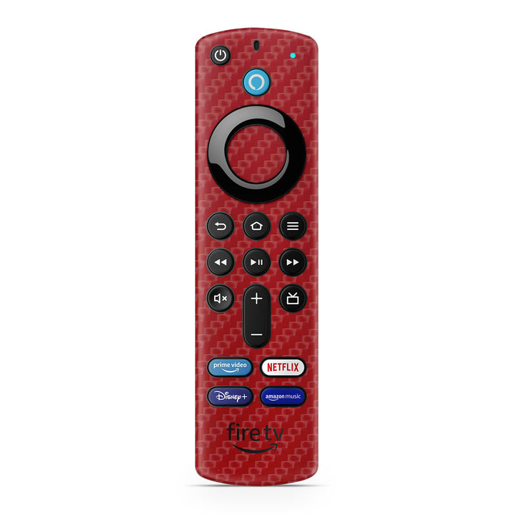 Amazon Fire TV Stick 4K Max Carbon Series Red Skin