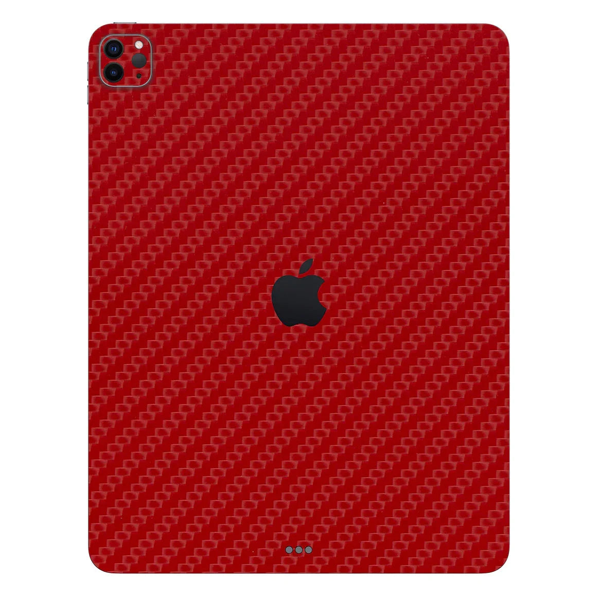 iPad Pro 12.9 Gen 6 Carbon Series Red Skin