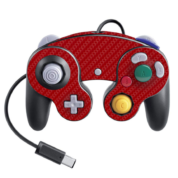 Nintendo Game Cube Controller Super Smash Bros Carbon Series Red Skin