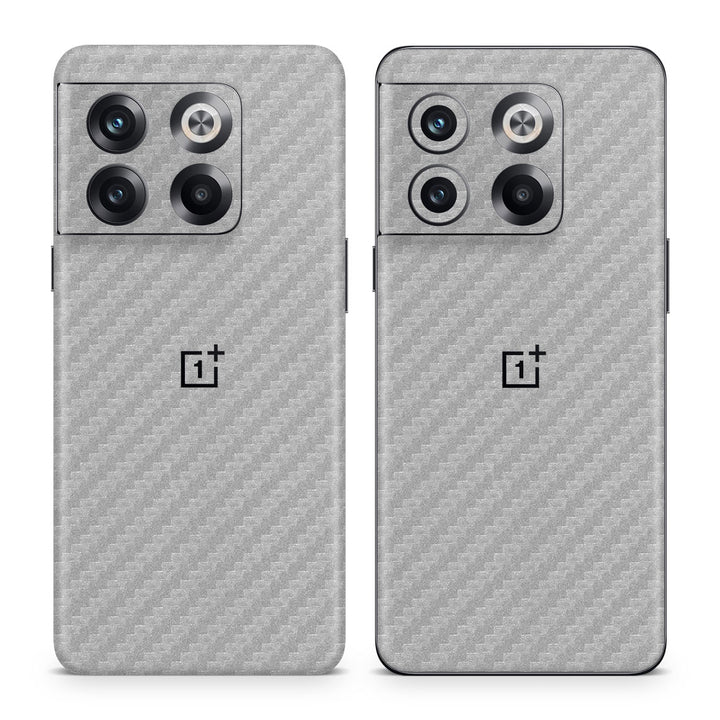 OnePlus 10T Carbon Series Silver Skin