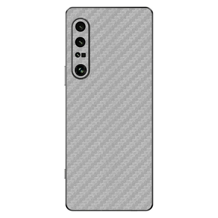 Sony Xperia 1 IV Carbon Series Silver Skin