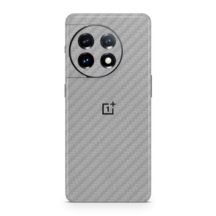 OnePlus 11 5G Carbon Series Silver Skin