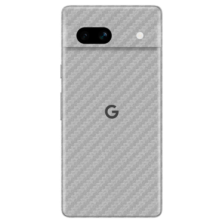 Google Pixel 7a Carbon Series Silver Skin