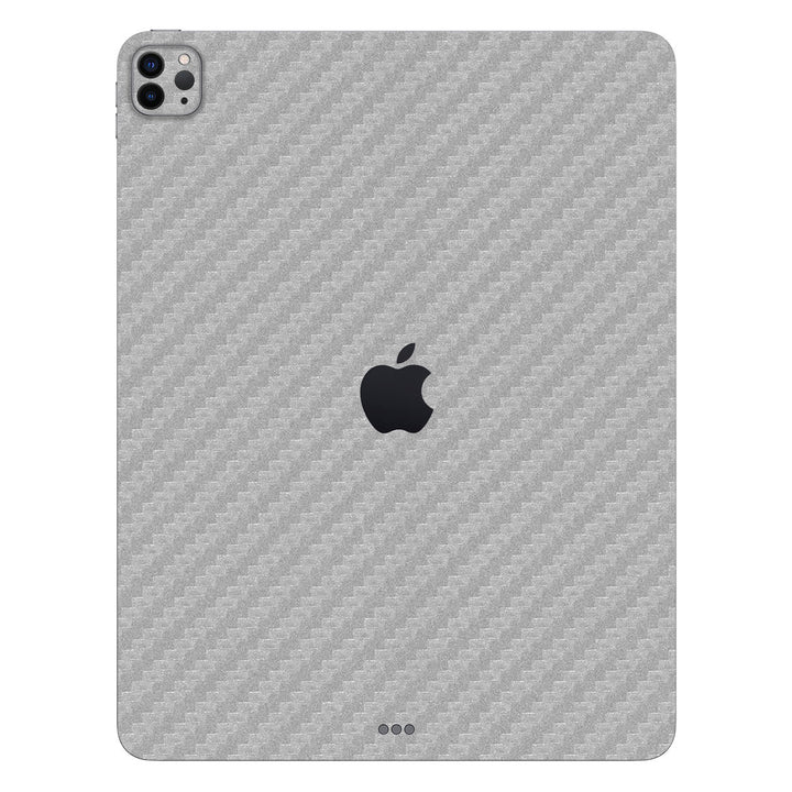 iPad Pro 12.9 Gen 6 Carbon Series Silver Skin